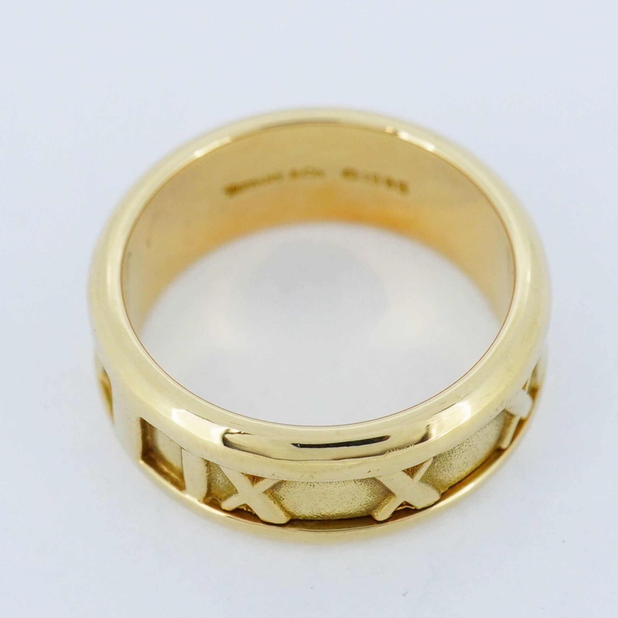 Tiffany Atlas Ring, 18K Yellow Gold, Size 9.5, Women's