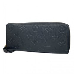 Louis Vuitton Long Wallet Monogram Empreinte Portefeuille Clemence M60171 Noir Ladies