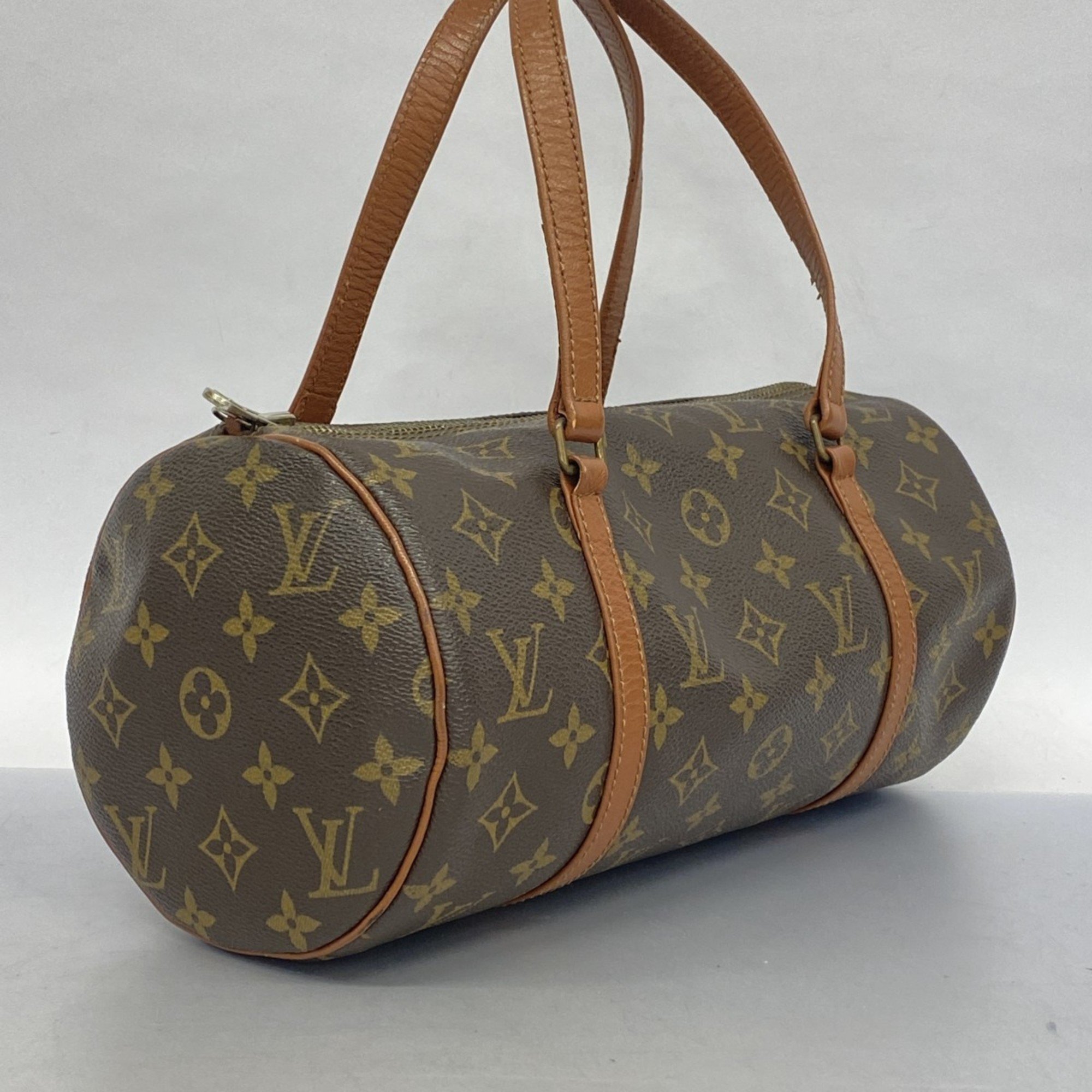 Louis Vuitton handbag Monogram Papillon 30 M51385 Brown ladies