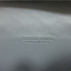 Bottega Veneta Maxi Intrecciato Leather Grey Bi-fold Long Wallet 0801BOTTEGA VENETA