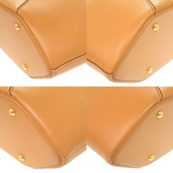 Hermes Ile de Bou Veau Chamonix Natural 〇W Stamped Handbag 1530 HERMES