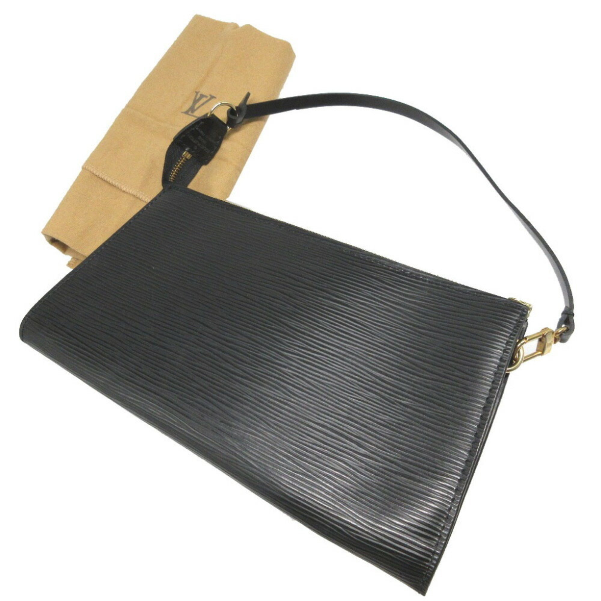 Louis Vuitton Epi Pochette Accessoires M52942 Noir Black Pouch 0864LOUIS VUITTON