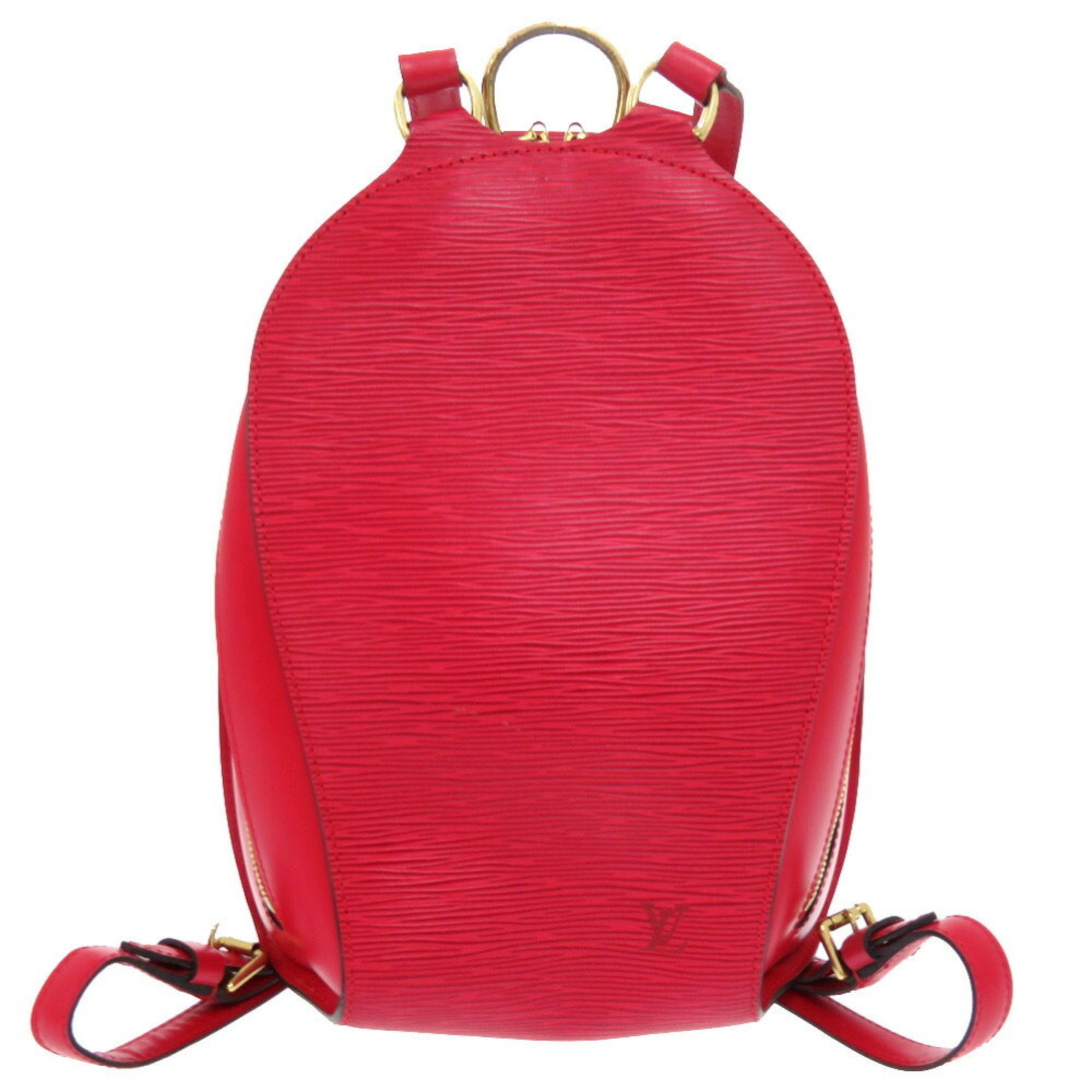 Louis Vuitton Mabillon Epi Castilian Red M52237 Backpack Bag LV 1850 LOUIS VUITTON