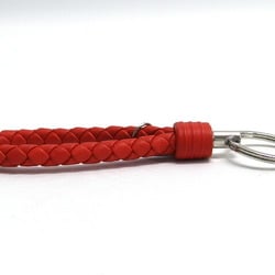 Bottega Veneta Intrecciato Key Ring Vermilion