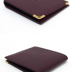 Cartier Must de Line Bi-fold Wallet Bordeaux