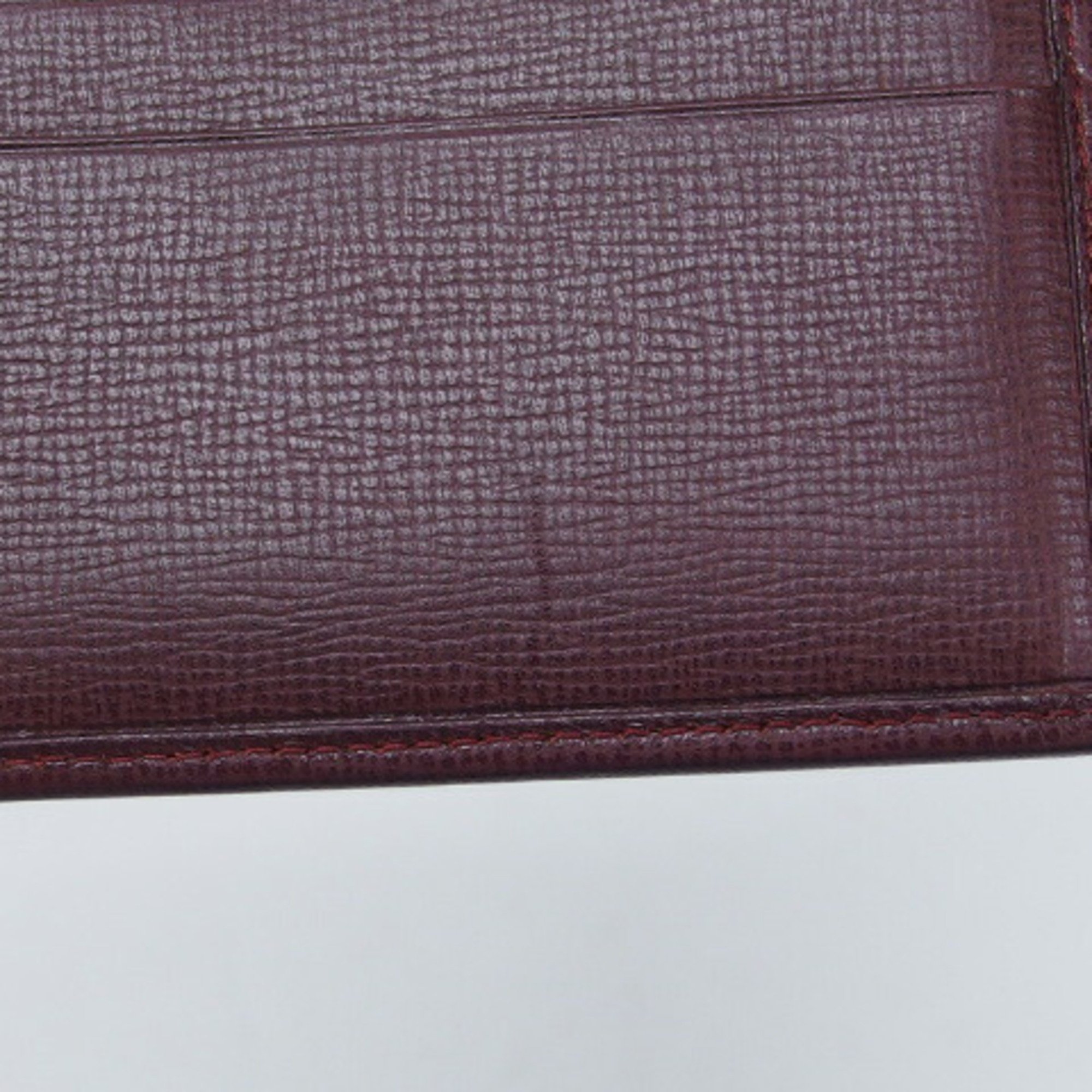 Cartier Must de Line Bi-fold Wallet Bordeaux