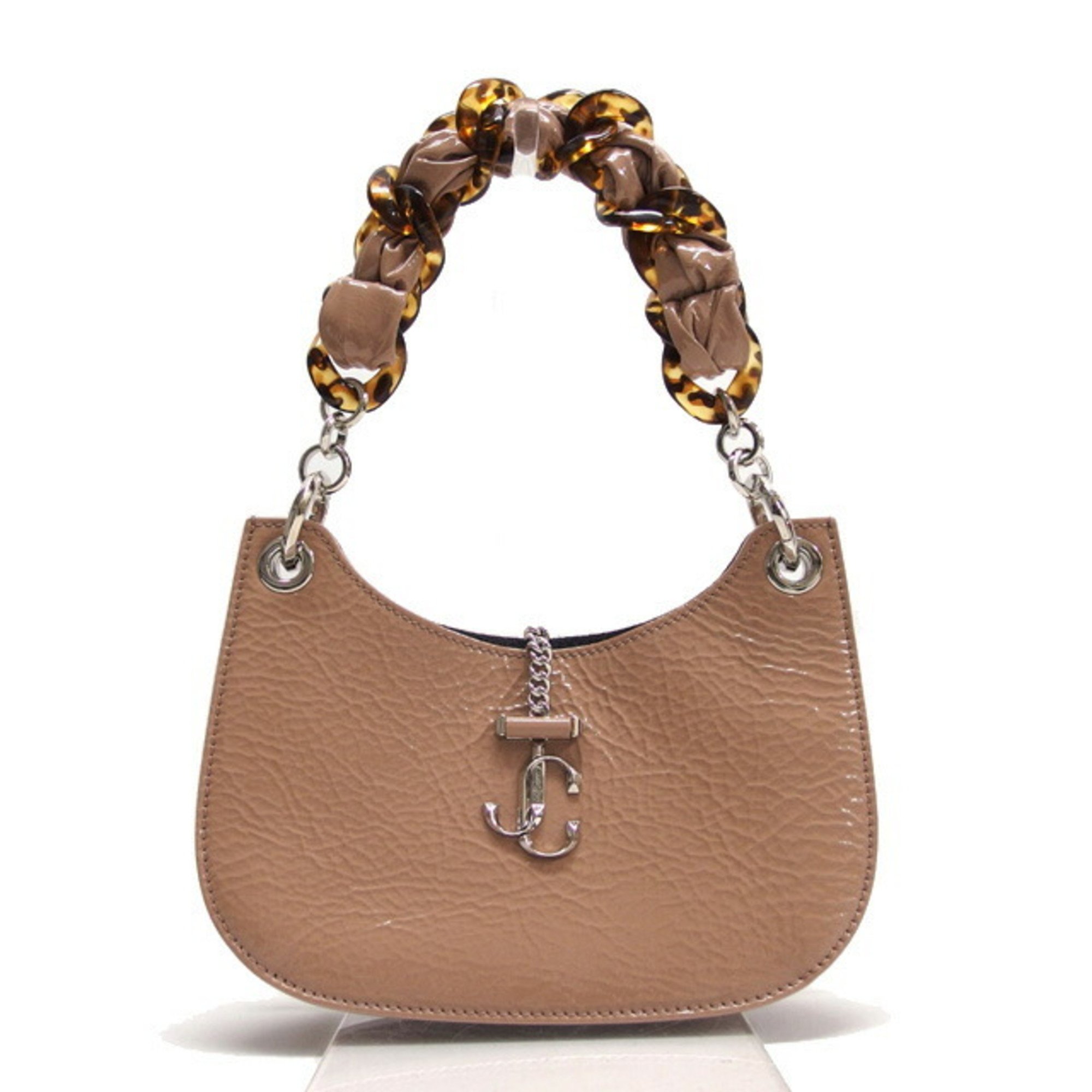 Jimmy Choo Varenne Hobo Handbag Pink Beige