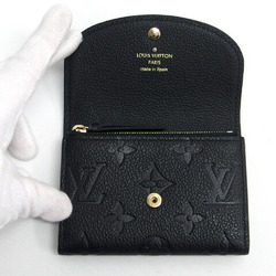 Louis Vuitton Monogram Empreinte Portemonnay Rosalie Coin Case Black