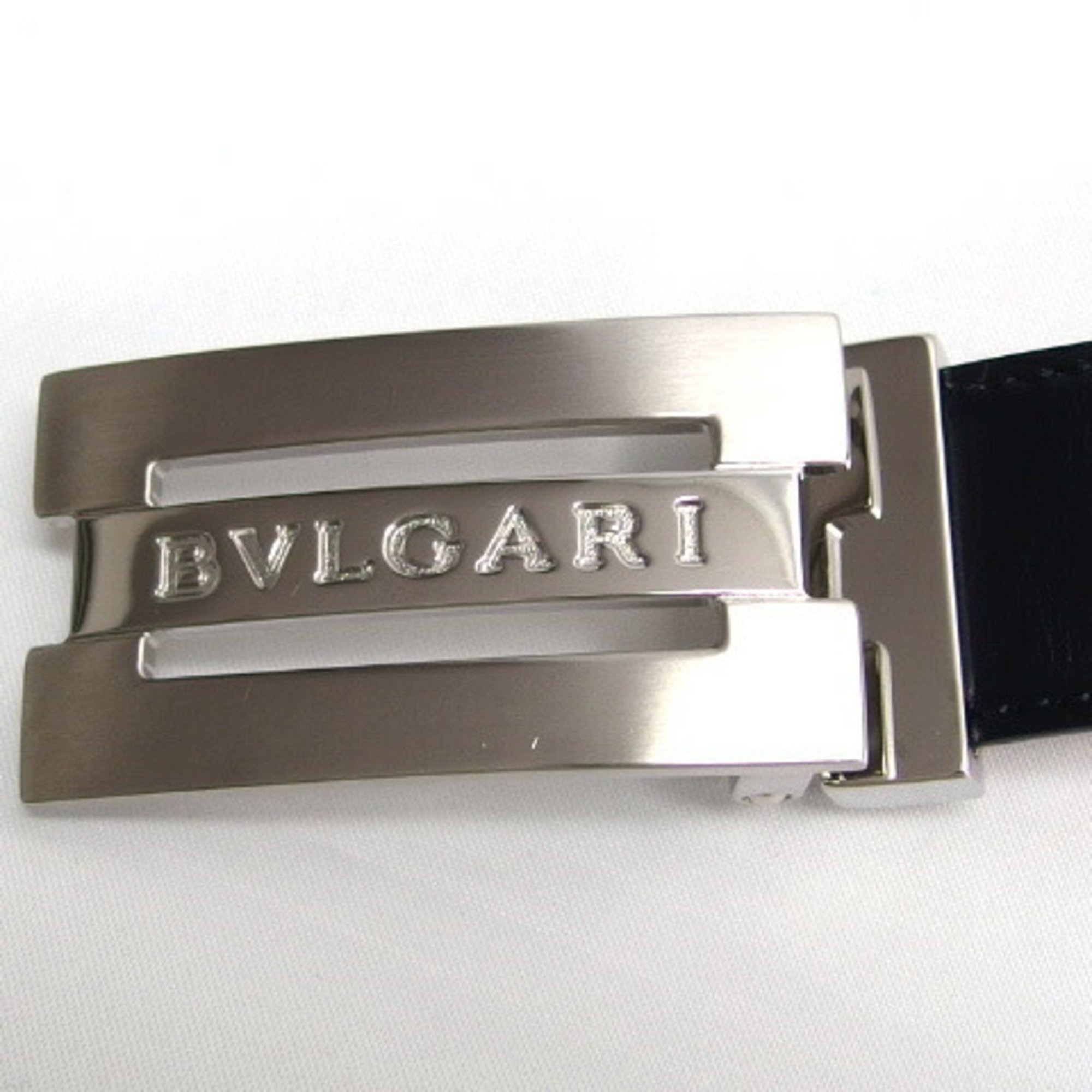 Bvlgari Bulgari Triple Plate Reversible Belt Black/Brown