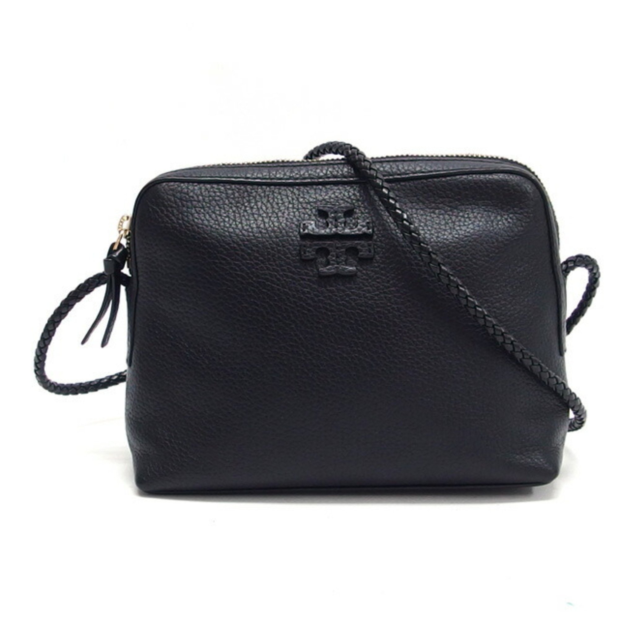 Tory Burch leather shoulder bag black