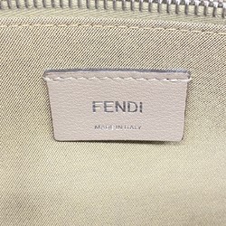 Fendi handbag by the way leather beige ladies