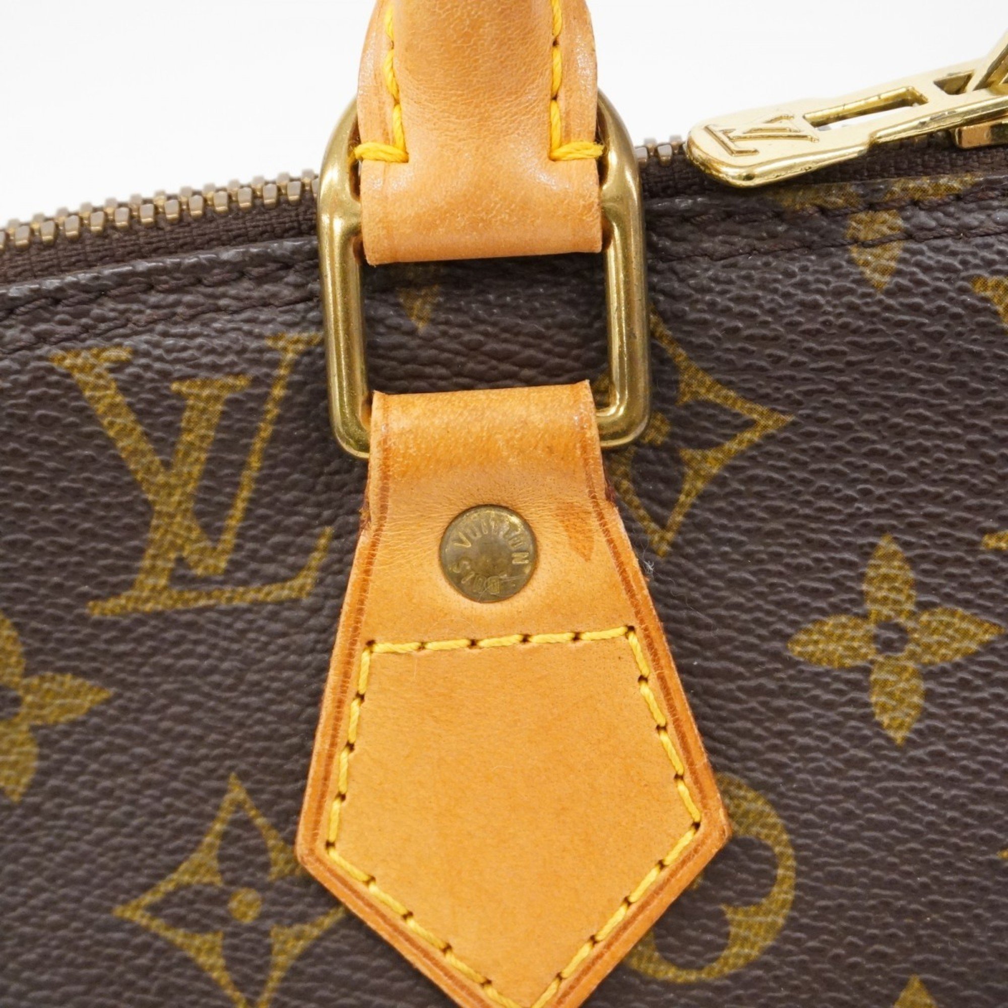 Louis Vuitton handbag Monogram Alma M51130 brown ladies