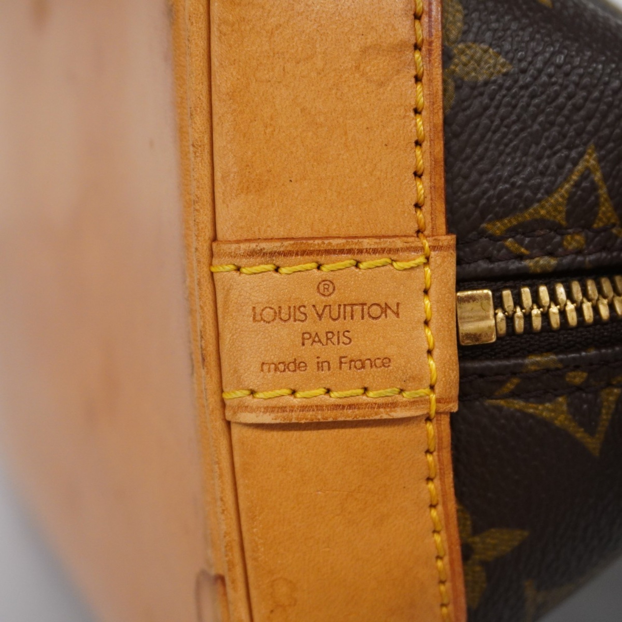 Louis Vuitton handbag Monogram Alma M51130 brown ladies