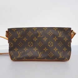 Louis Vuitton Shoulder Bag Monogram Trotter M51240 Brown Ladies