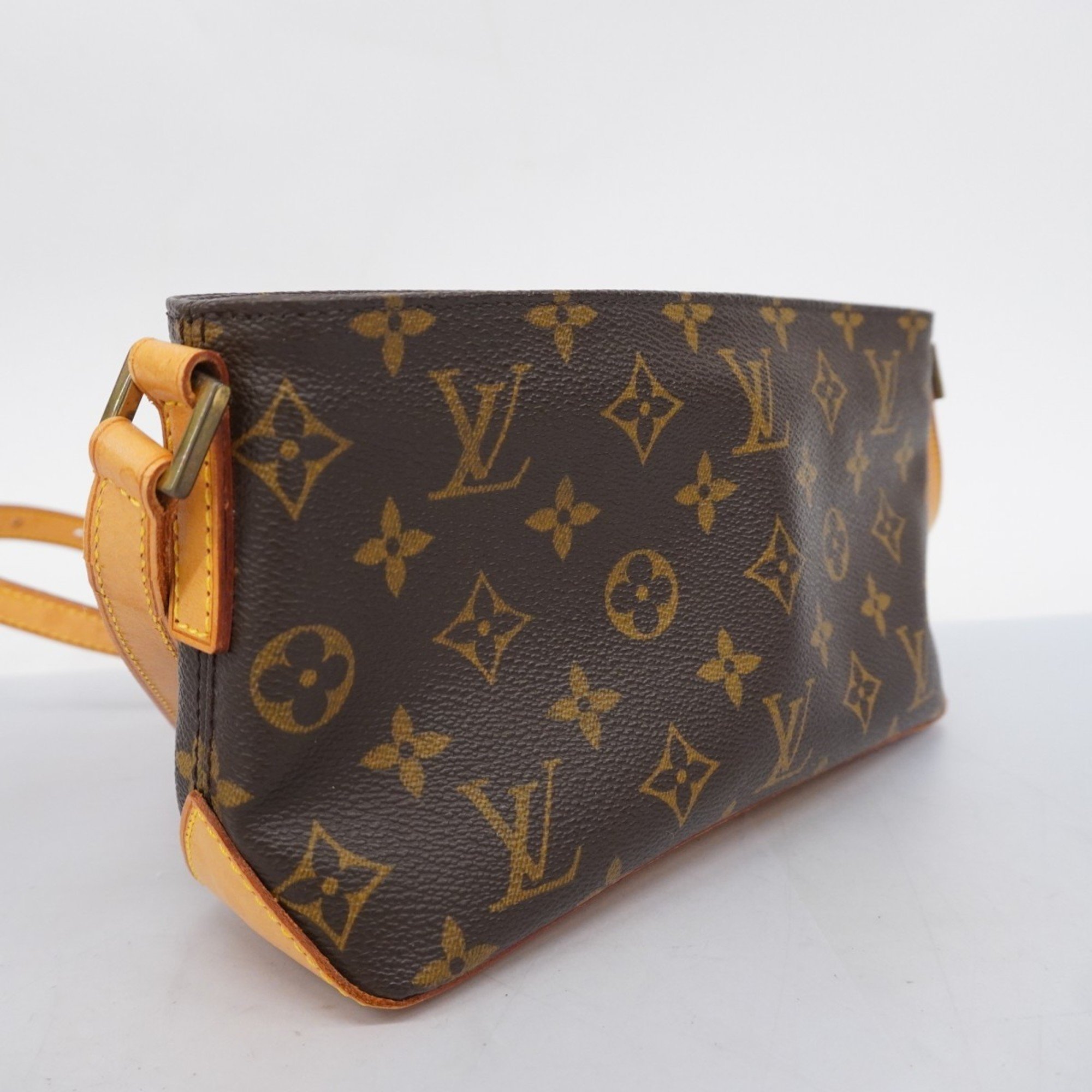 Louis Vuitton Shoulder Bag Monogram Trotter M51240 Brown Ladies