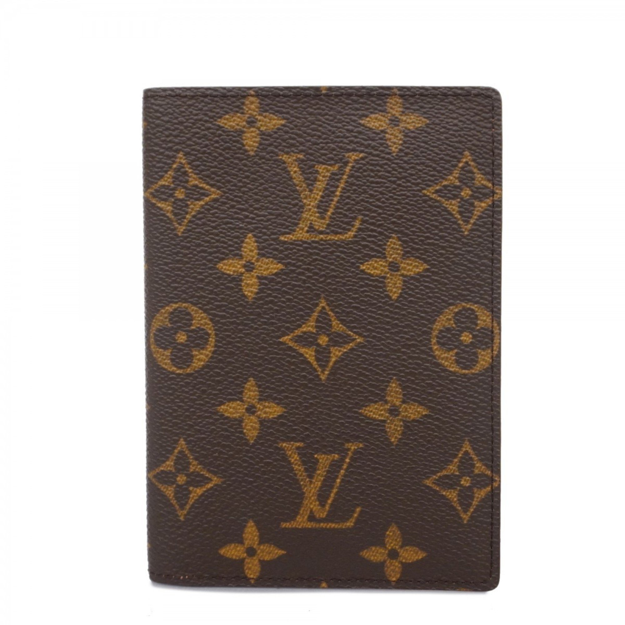 Louis Vuitton Passport Cover Monogram Couverture M60180 Brown Men's Women's