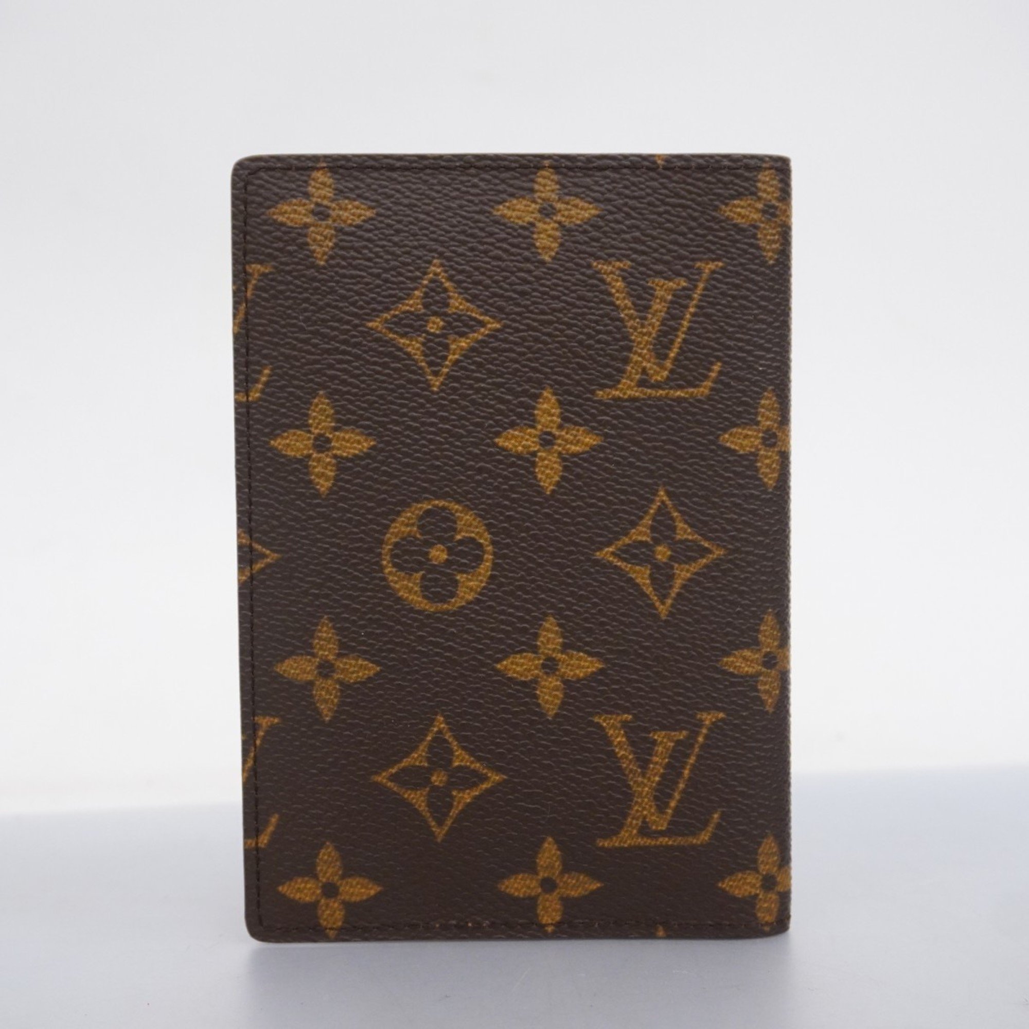 Louis Vuitton Passport Cover Monogram Couverture M60180 Brown Men's Women's