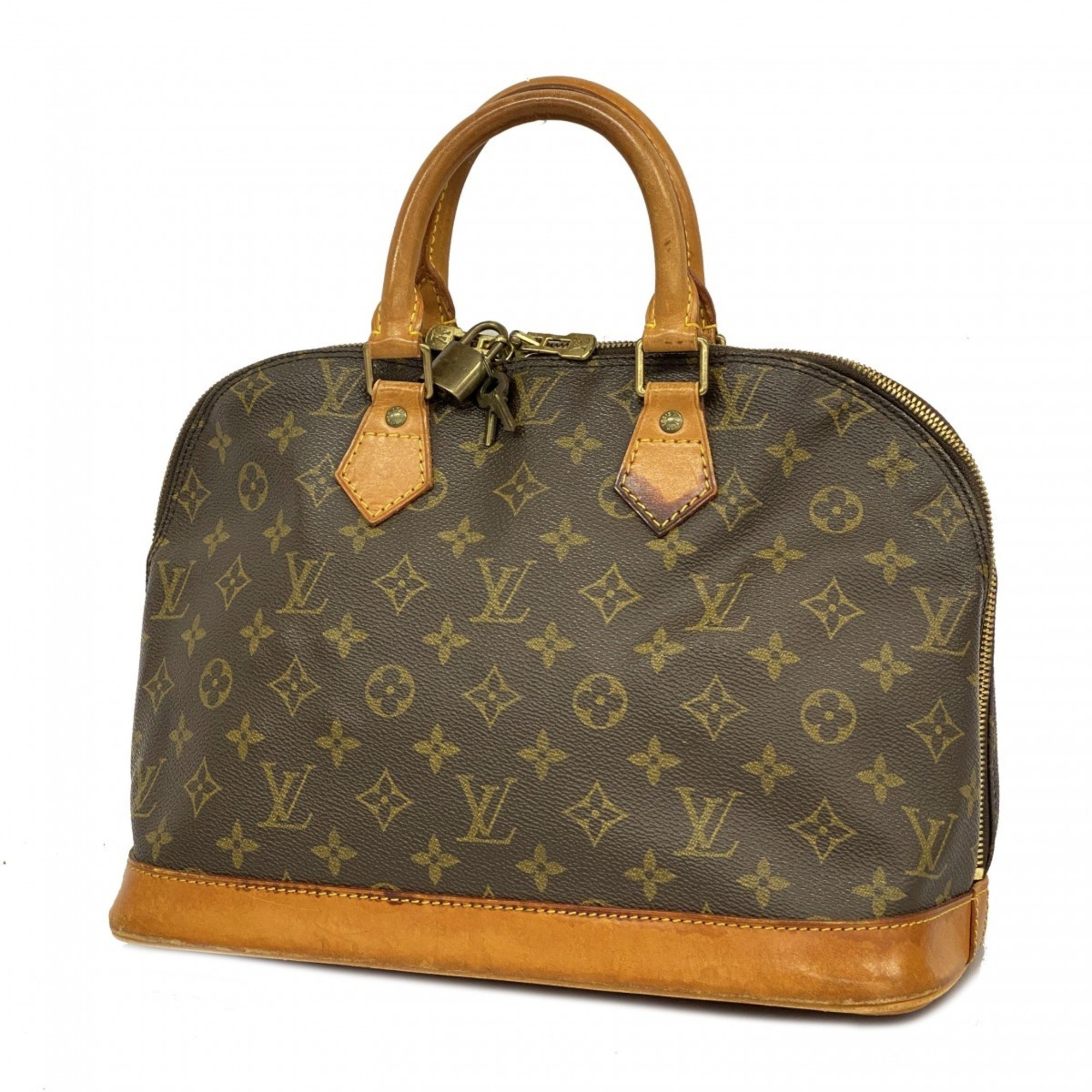 Louis Vuitton handbag Monogram Alma M51130 brown ladies