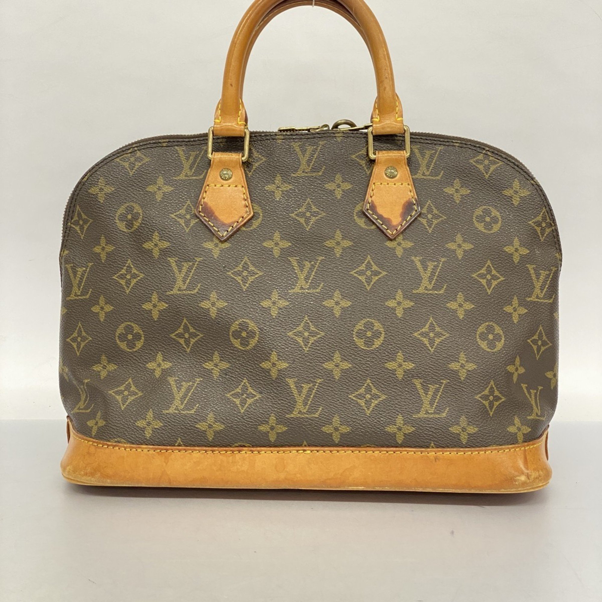 Louis Vuitton handbag Monogram Alma M51130 brown ladies