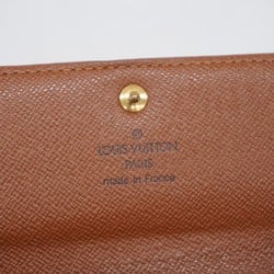 Louis Vuitton Long Wallet Monogram Porto Monnaie Credit M61726 Brown Ladies