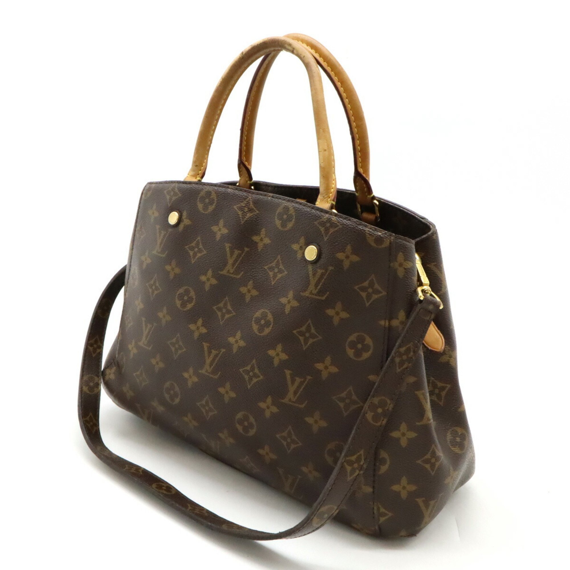 LOUIS VUITTON Louis Vuitton Monogram Montaigne MM Handbag Shoulder Bag M41056