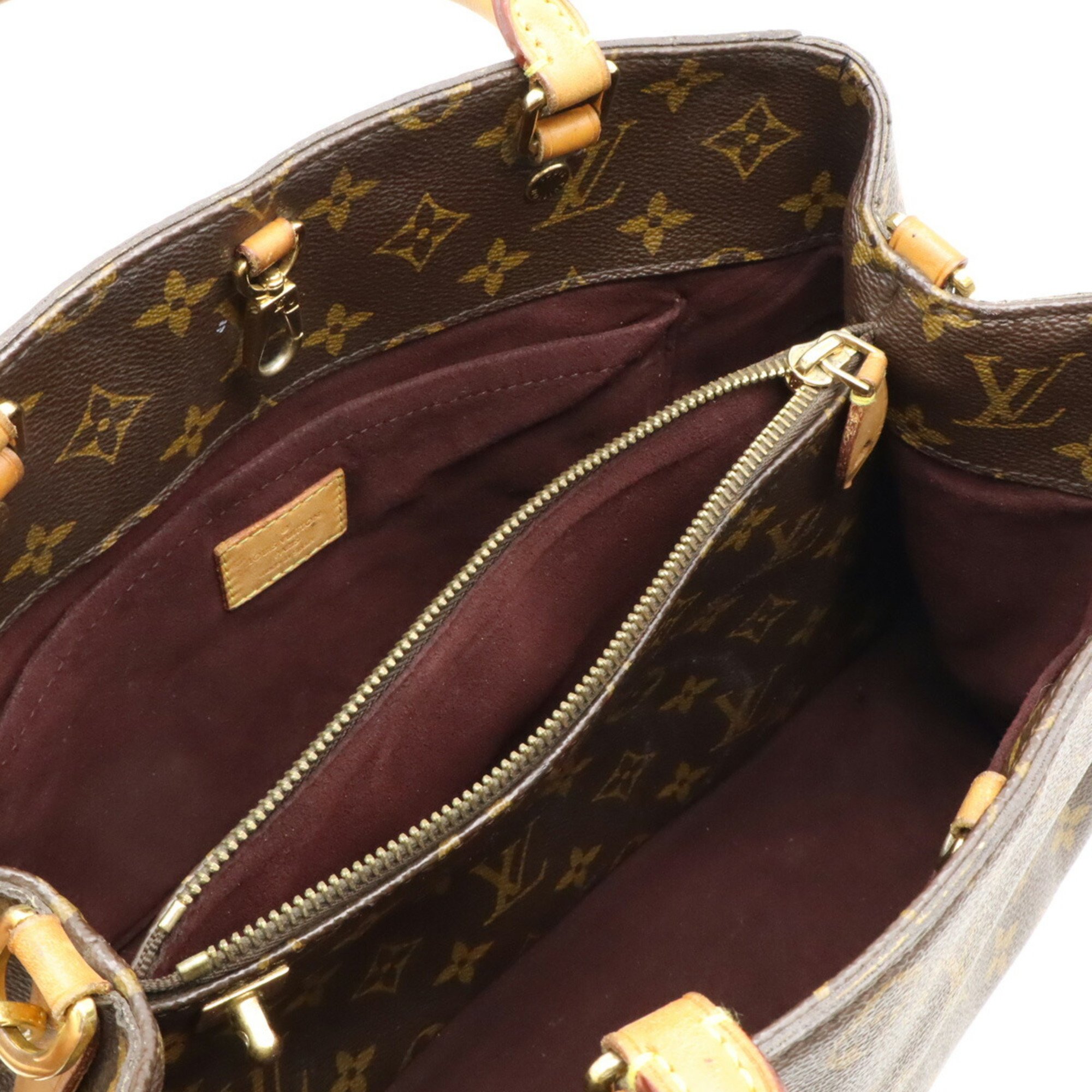 LOUIS VUITTON Louis Vuitton Monogram Montaigne MM Handbag Shoulder Bag M41056