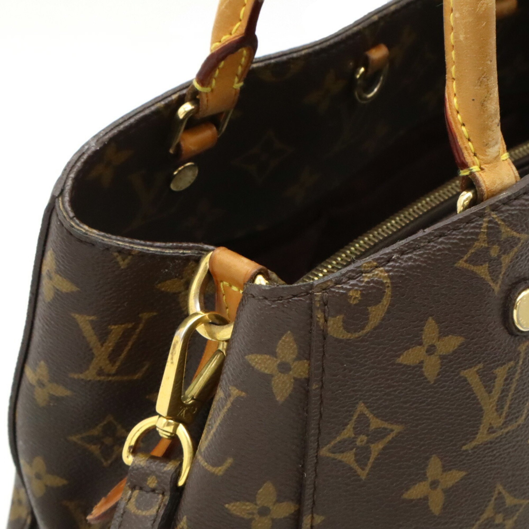 LOUIS VUITTON Louis Vuitton Monogram Montaigne MM Handbag Shoulder Bag M41056