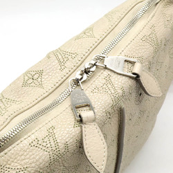 LOUIS VUITTON Mahina Selene PM Shoulder Bag Blanc Beige Short Missing M94275