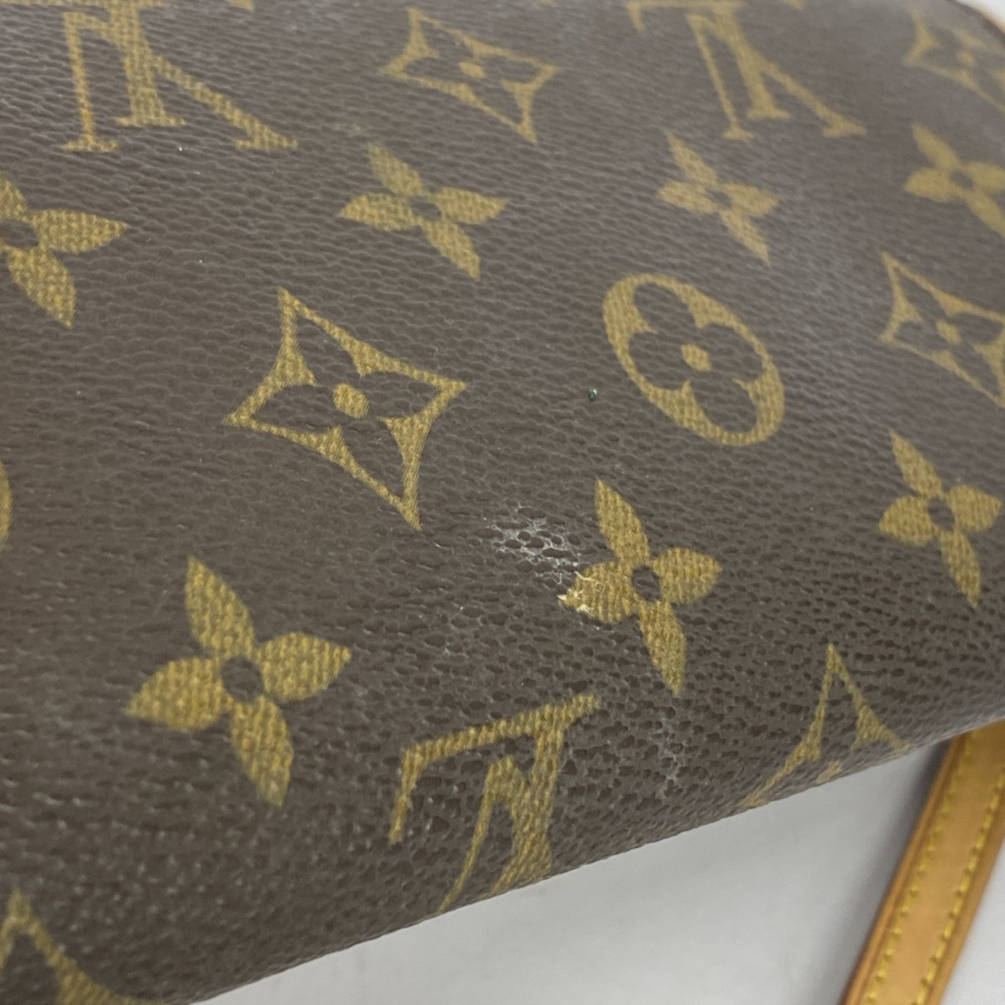 Louis Vuitton Shoulder Bag Monogram Pochette Twin PM M51854 Brown Women's