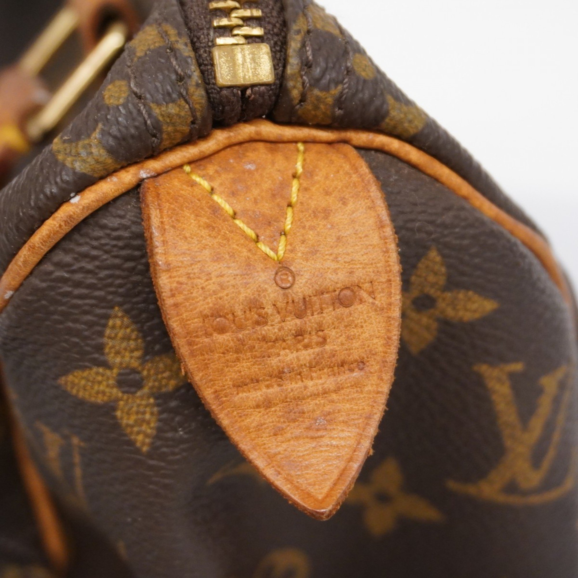 Louis Vuitton Handbag Monogram Speedy 25 M41109 Brown Ladies