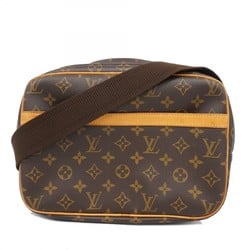 Louis Vuitton Shoulder Bag Monogram Reporter PM M45254 Brown Ladies