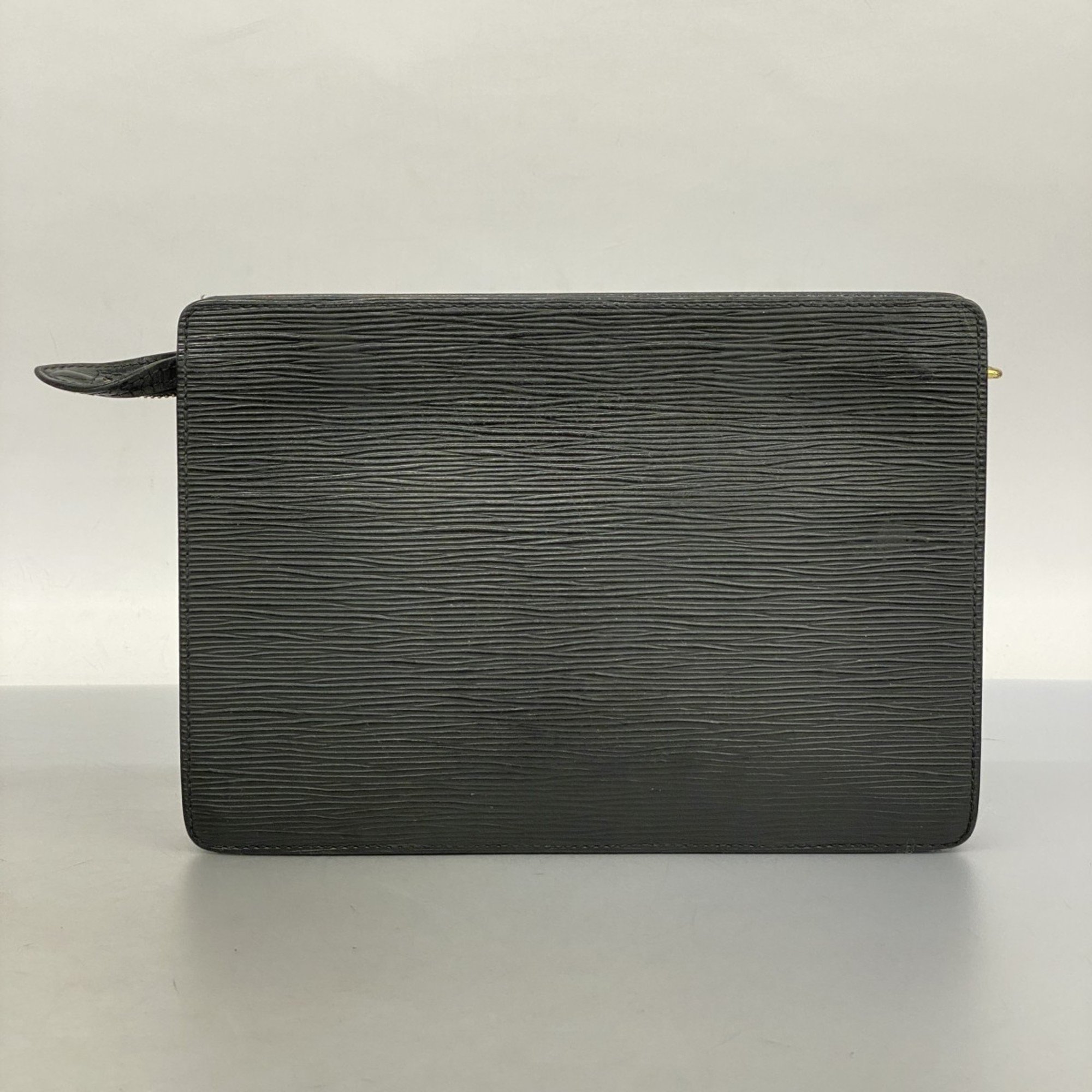 Louis Vuitton Clutch Bag Epi Pochette Homme M52522 Noir Men's Women's