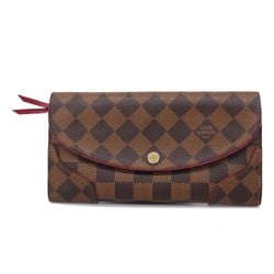 Louis Vuitton Long Wallet Damier Portefeuille Kaisa N61221 Ebene Ladies