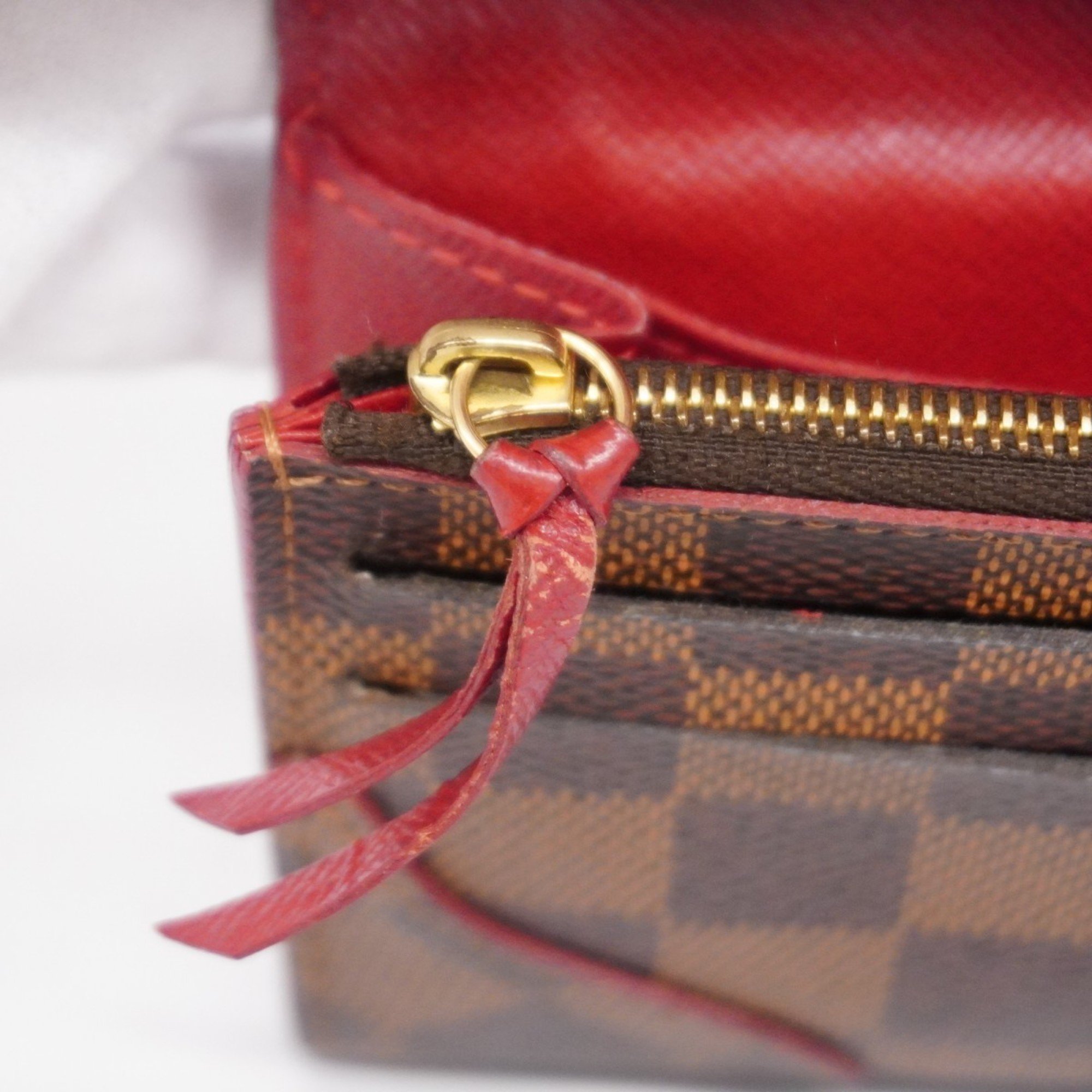 Louis Vuitton Long Wallet Damier Portefeuille Kaisa N61221 Ebene Ladies