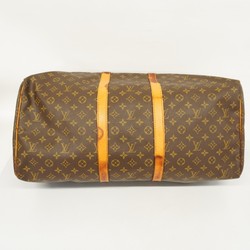 Louis Vuitton Boston Bag Monogram Keepall 55 M41424 Brown Men's Women's