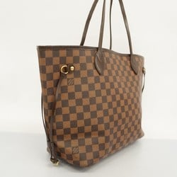 Louis Vuitton Tote Bag Damier Neverfull MM N51105 Ebene Women's