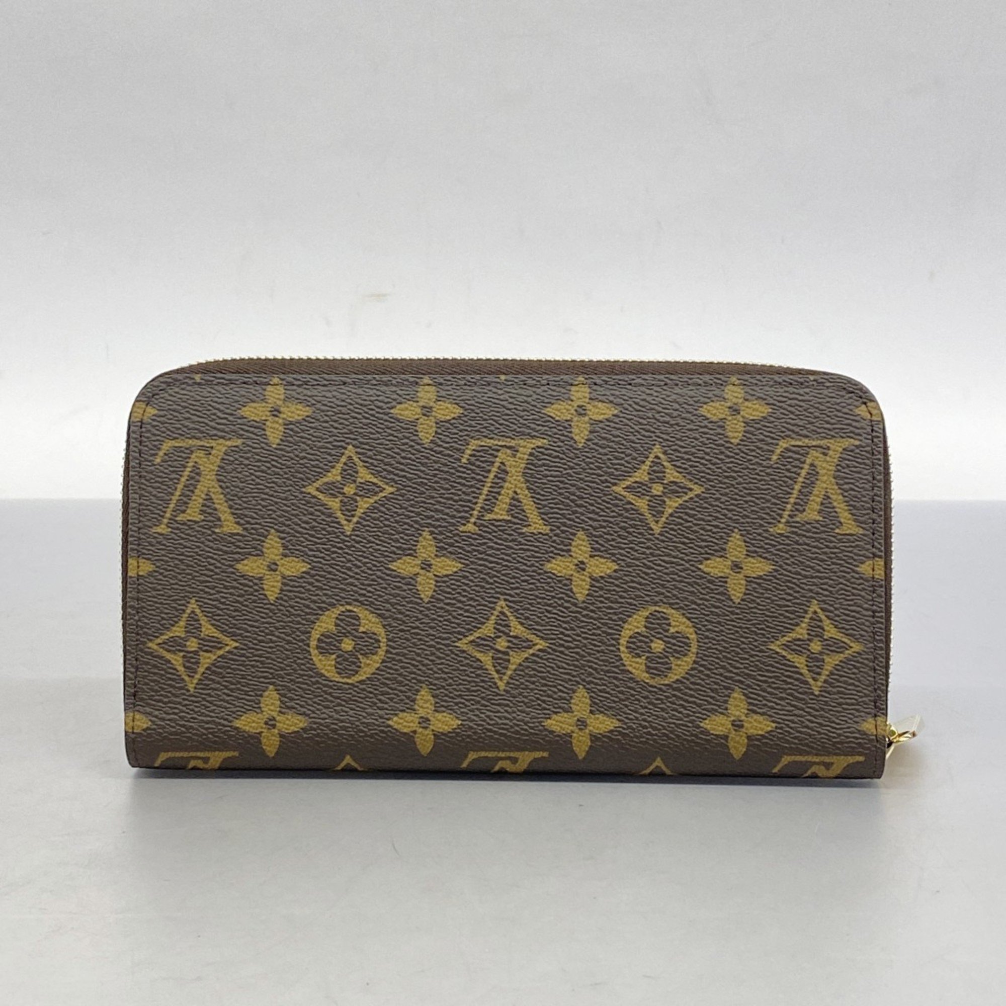 Louis Vuitton Long Wallet Monogram Zippy M83689 Brown Nicolas Ghesquière Women's