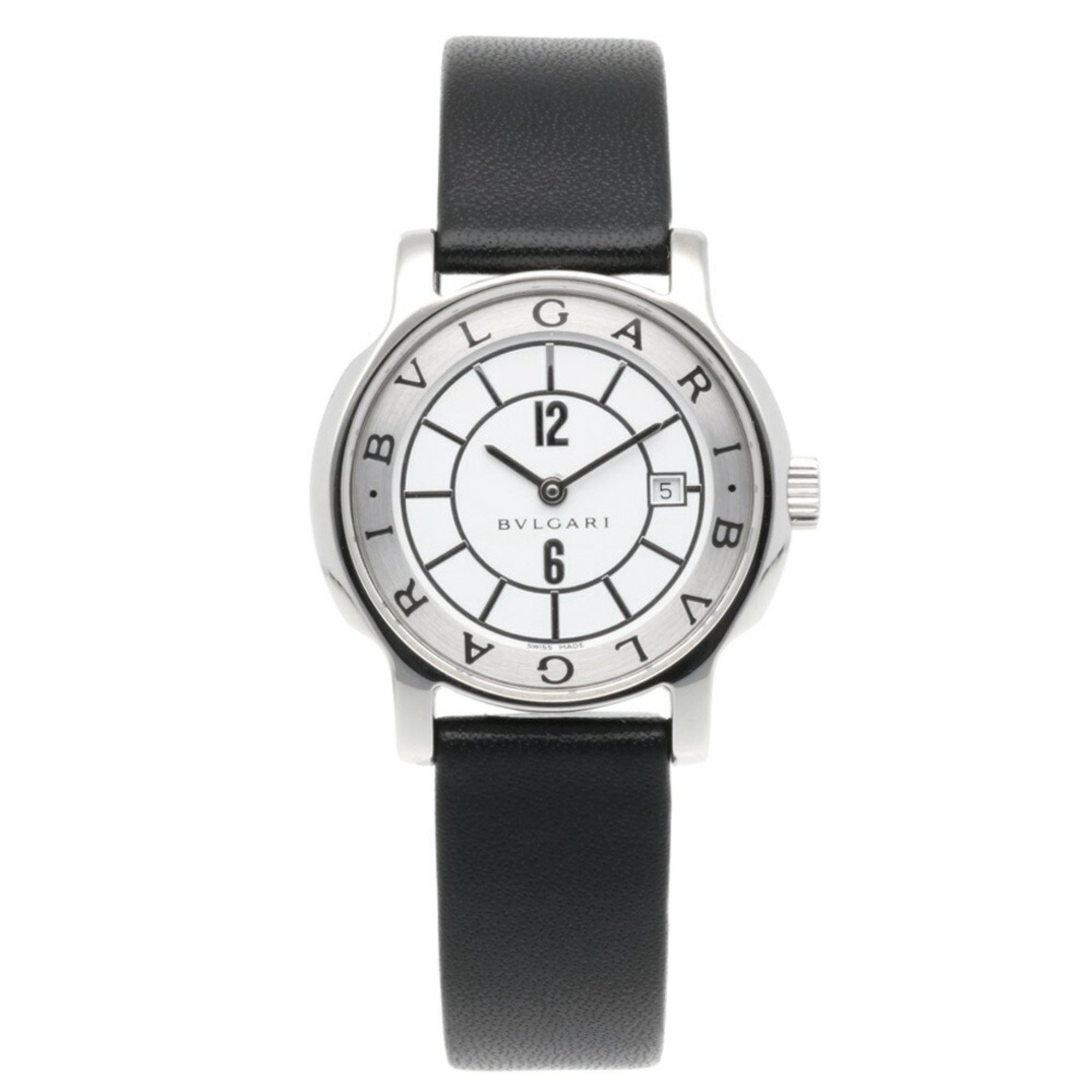 BVLGARI Solotempo Watch Stainless Steel ST29S Quartz Ladies