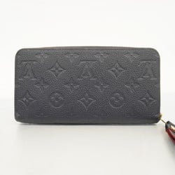 Louis Vuitton Long Wallet Monogram Empreinte Zippy M62121 Marine Rouge Ladies