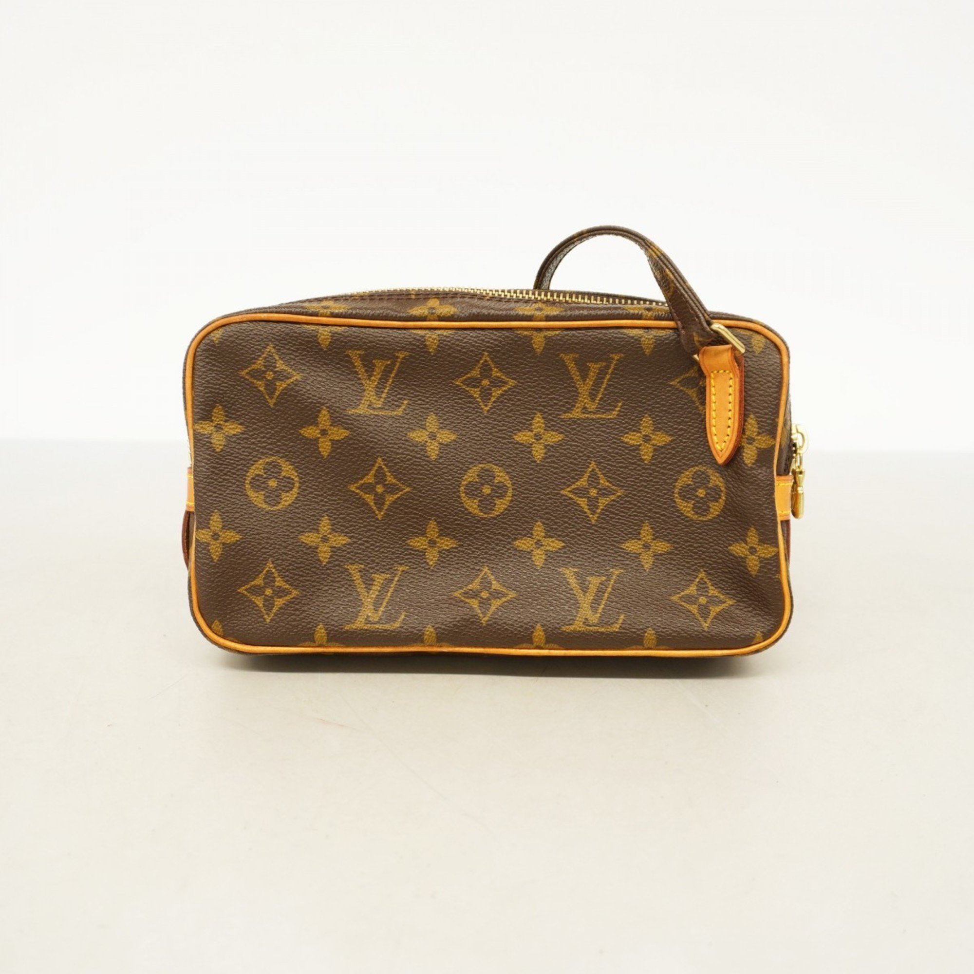 Louis Vuitton Shoulder Bag Monogram Pochette Marly Bandouliere M51828 Brown Women's