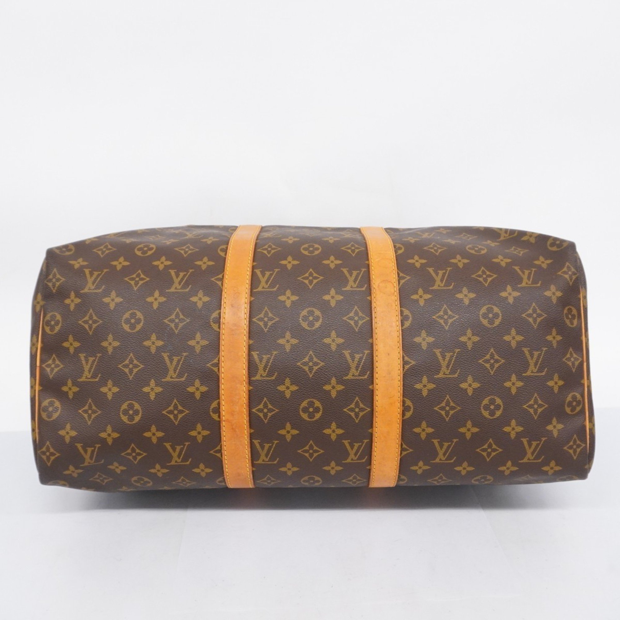 Louis Vuitton Boston Bag Monogram Keepall 50 M41426 Brown Men's Women's