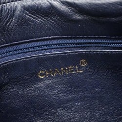 Chanel Shoulder Bag Matelasse Lambskin Navy Women's