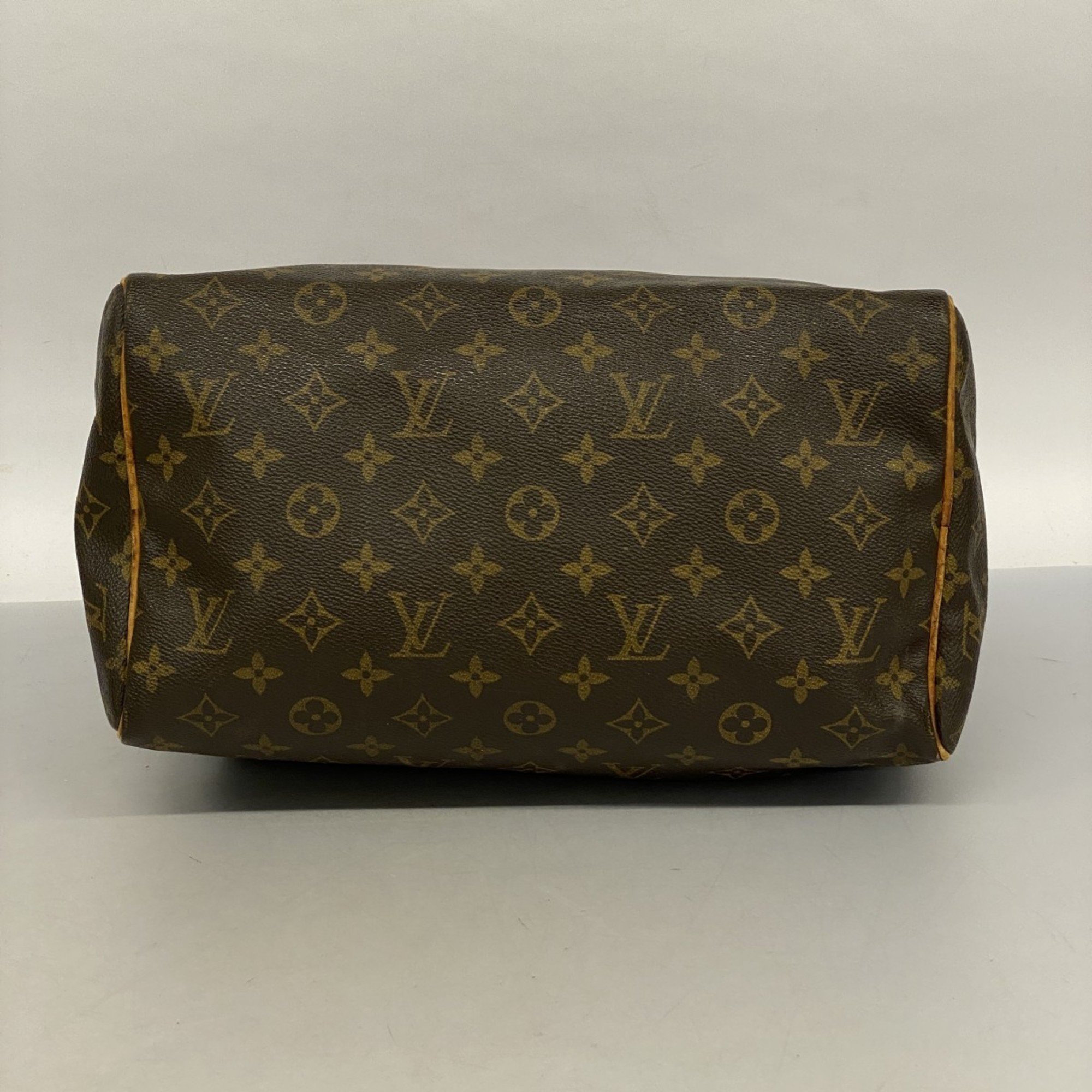 Louis Vuitton Handbag Monogram Speedy 30 M41108 Brown Ladies