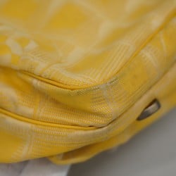 Chanel handbag New Travel Nylon Yellow Ladies