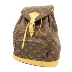 Louis Vuitton Backpack Daypack Monogram Montsouris MM M51136 Brown Women's