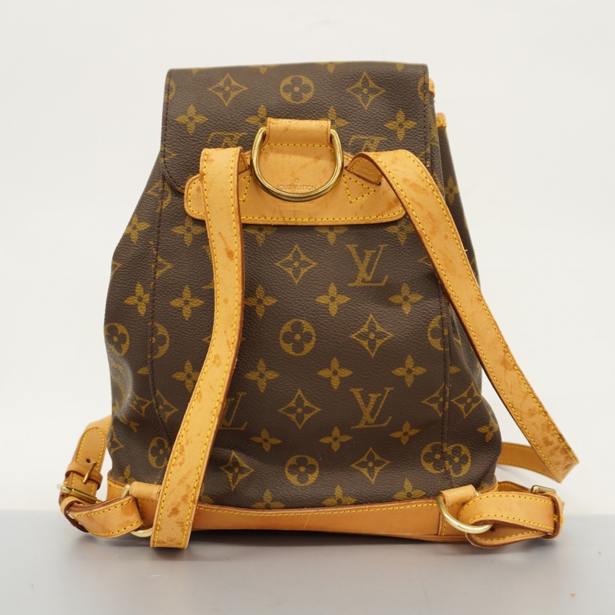 Louis Vuitton Backpack Daypack Monogram Montsouris MM M51136 Brown Women's