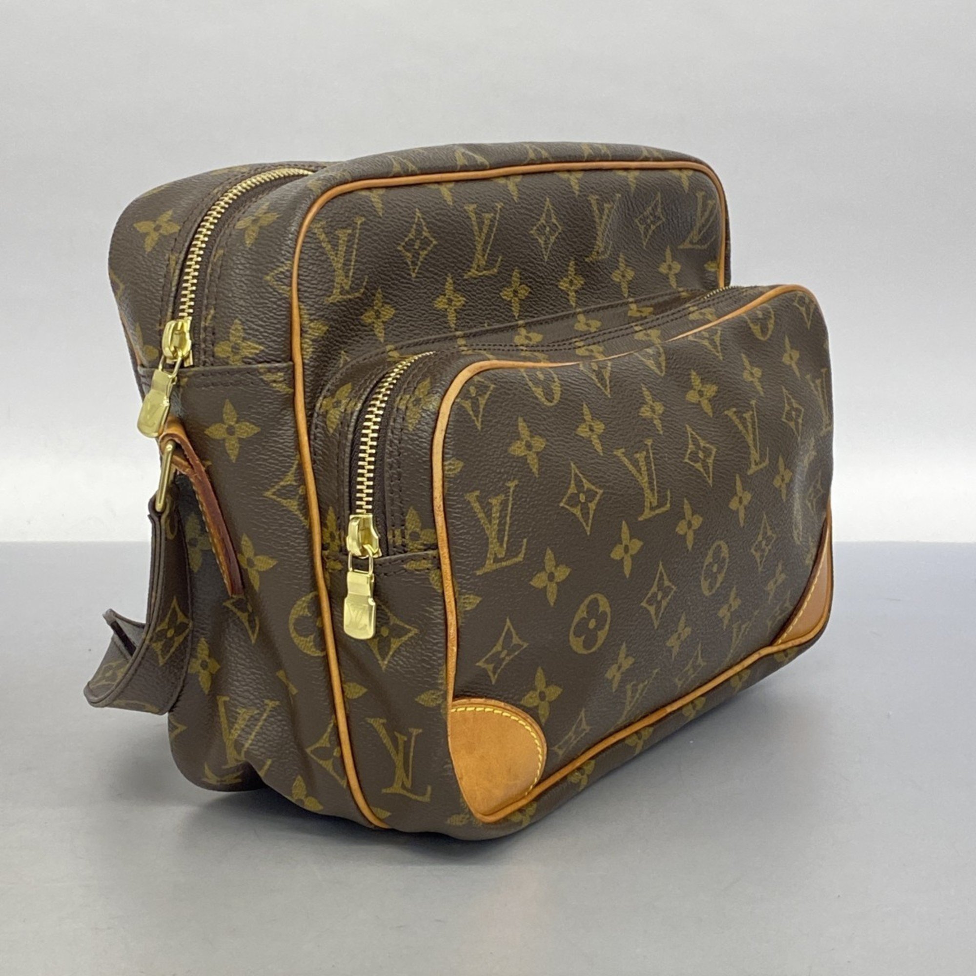 Louis Vuitton Shoulder Bag Monogram Nile M45244 Brown Ladies