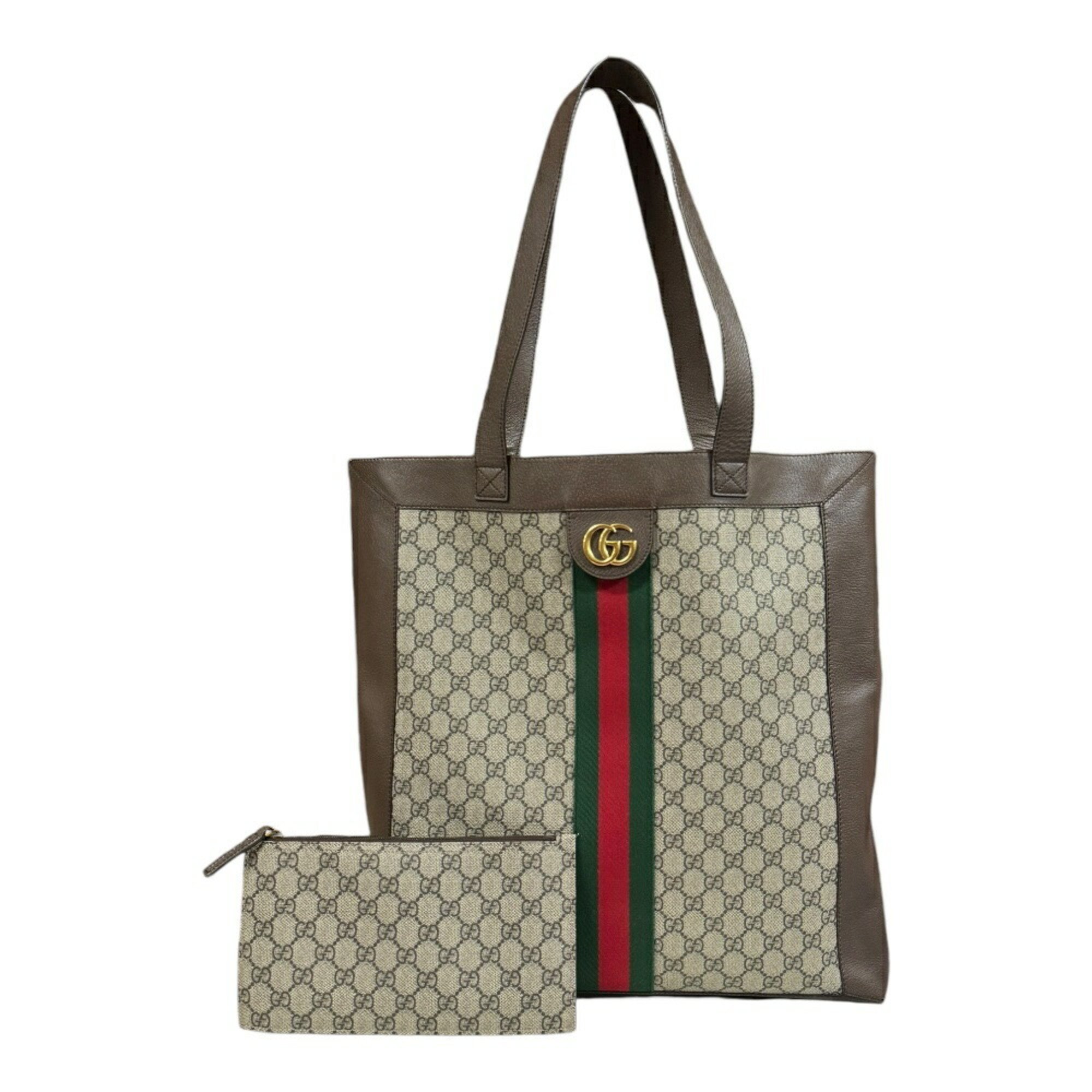 Gucci Offdia Tote Bag GG Supreme Canvas 519335 Beige Unisex GUCCI