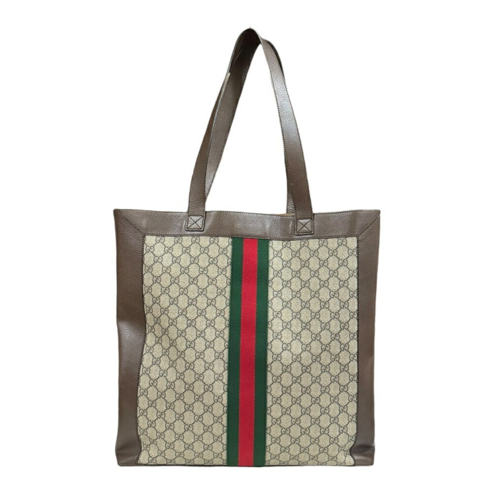 Gucci Offdia Tote Bag GG Supreme Canvas 519335 Beige Unisex GUCCI