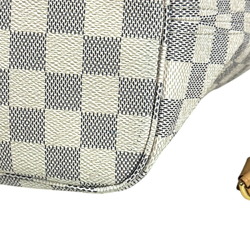 Louis Vuitton Neverfull MM Damier Azur Tote Bag Canvas N41361 White Women's LOUIS VUITTON